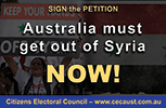 Australia Must Get Out of Syria Petition (LANDSCAPE)